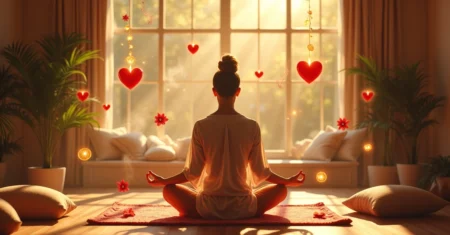 Técnicas de visualização para atrair amor e prosperidade