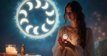 Amuletos femininos para novos ciclos e fases da lua