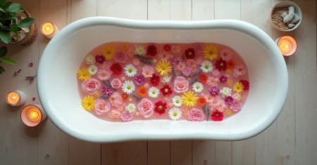 Banhos com flores: propriedades e usos energéticos práticos