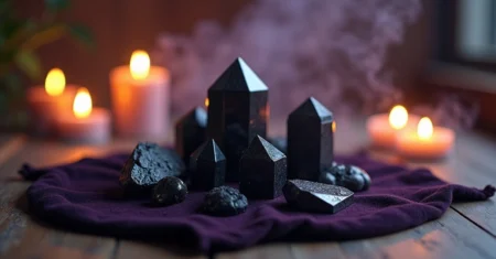 Cristais negros: funções na defesa energética contra a inveja