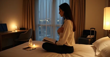 Como realizar rituais discretos durante viagens a trabalho