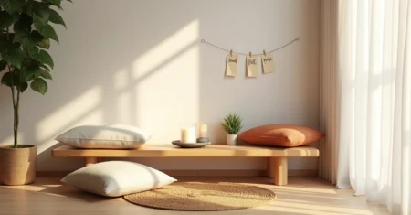 Como criar um cantinho zen para praticar a gratidão diária