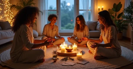 Guia para encontros místicos entre amigas: rituais coletivos