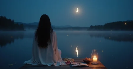 Rituais de lua minguante para desapego e renovação