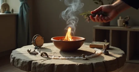 Ritual de banimento para eliminar energia de objetos antigos