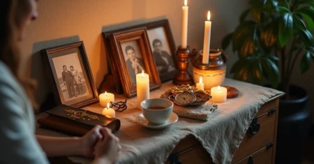 Rituais de conexão com ancestrais através de objetos de família