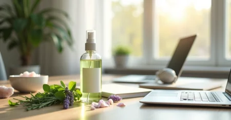 Como criar sprays energéticos de ervas para o ambiente de trabalho