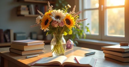 Como usar flores para energizar ambientes de estudo