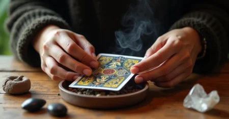 Como limpar a energia de cartas de tarô novas