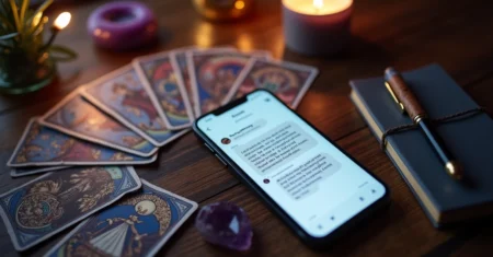 Leitura de Cartas por Chat: Orientação Espiritual em Tempo Real
