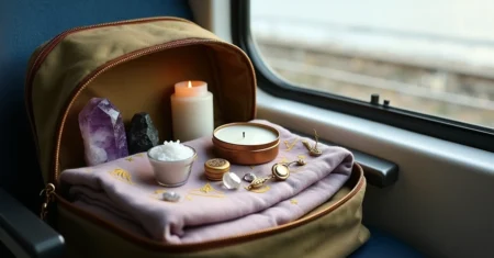 Monte seu altar portátil para proteção em viagens e passeios