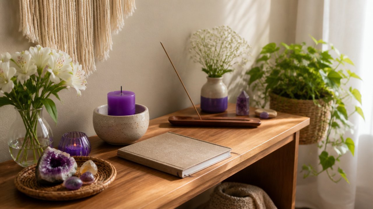 Como montar um altar espiritual em casa